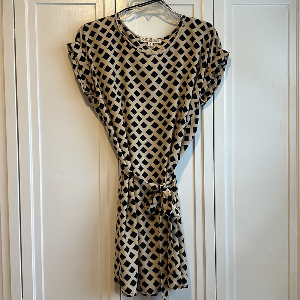 Black & Cream Dress
